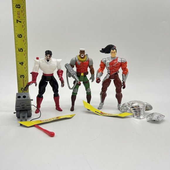 Marvel X-Men Mutant Genesis Sunfire X Force Black Tom & GW Bridge Action Figures - Picture 2 of 5